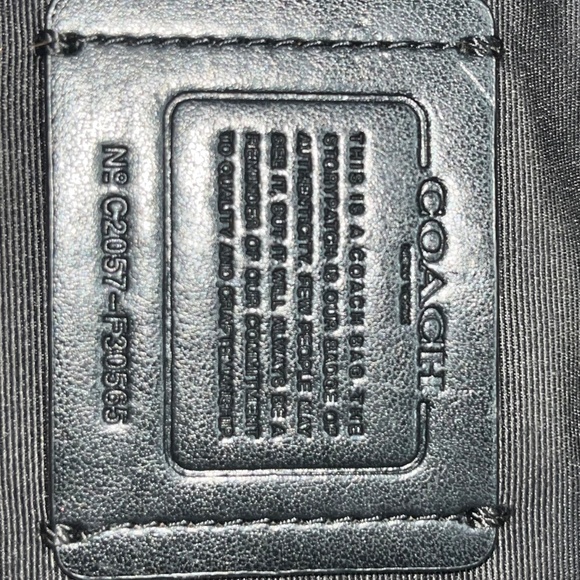 Black Coach Ally Large Convertible Satchel - Picture 5 of 5